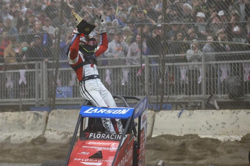 Champion Driver Larson Secures Third Consecutive Victory at the Prestigious Chili Bowl