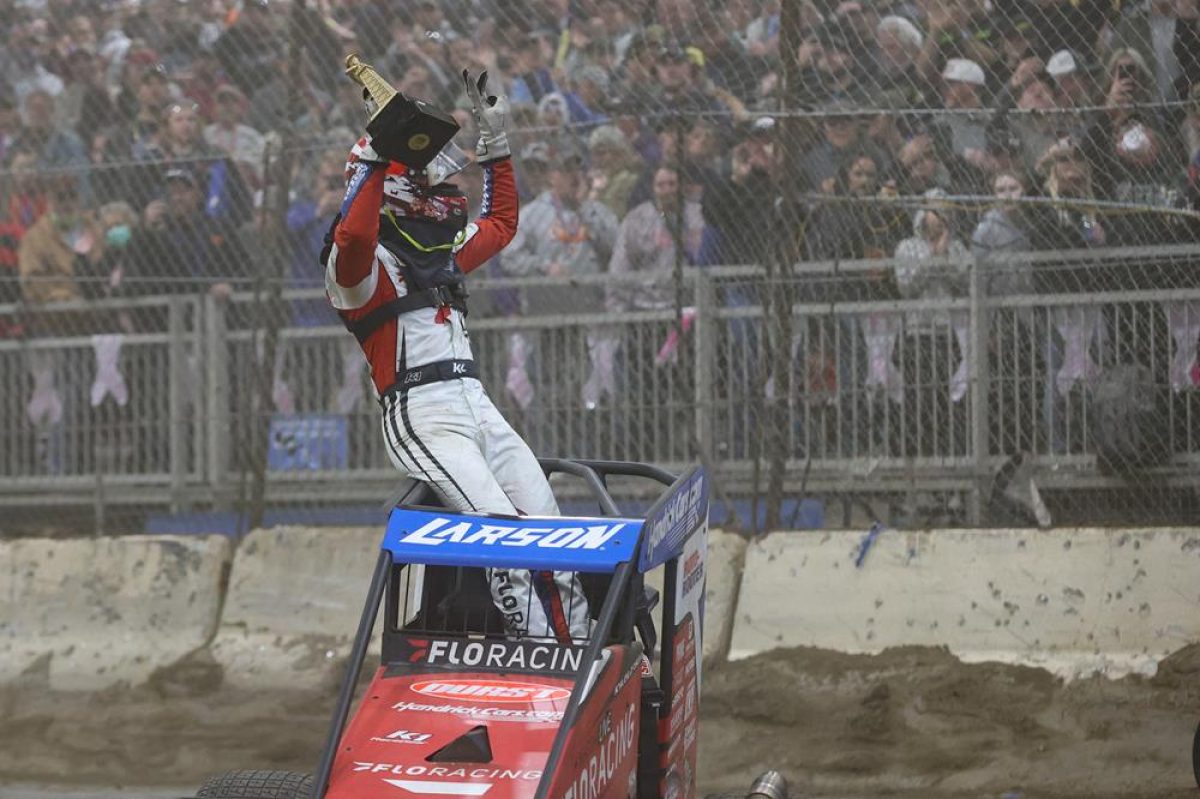 Champion Driver Larson Secures Third Consecutive Victory at the Prestigious Chili Bowl