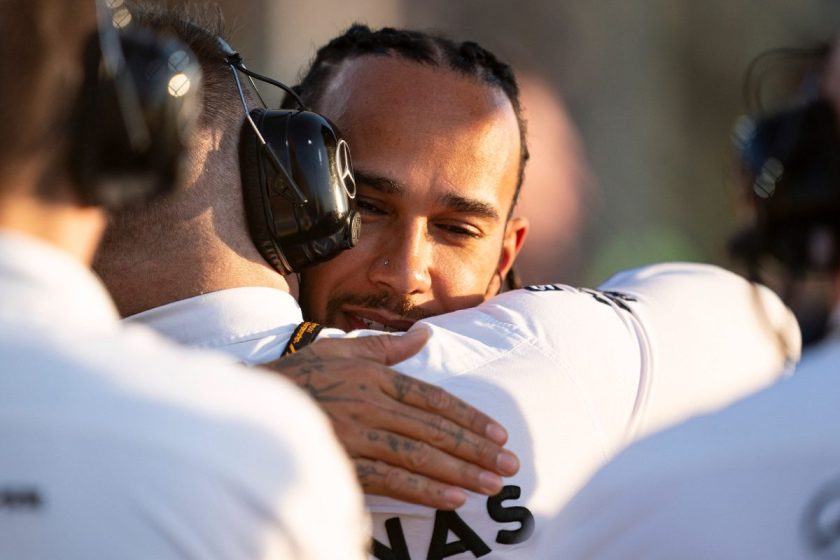 Emotional Hamilton statement emerges in behind the scenes footage of Mercedes exit