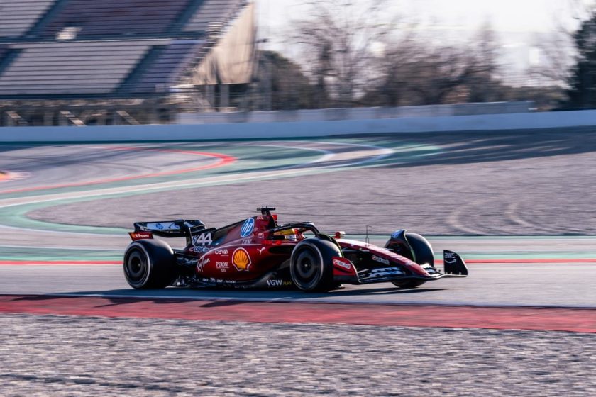 Hamilton crashed in probably the worst Ferrari he'll drive