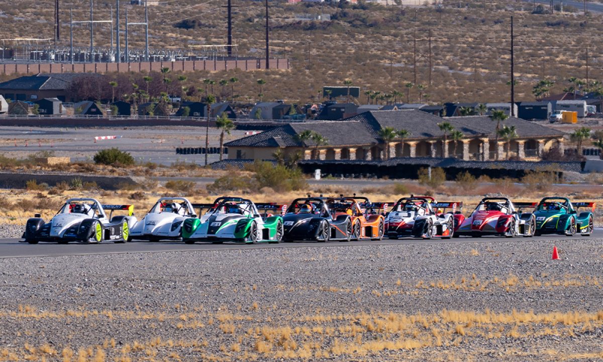 Unleashing Thrills: A Spectacular Showcase of Bumper-to-Bumper Action at Spring Mountain's December Race!