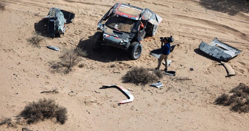 Dakar Rally title favourite falls far behind after crash