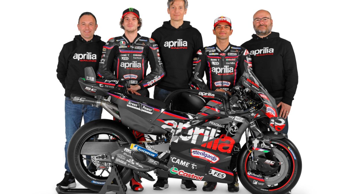 Futuristic Elegance: Aprilia Unveils Striking 2025 MotoGP Livery