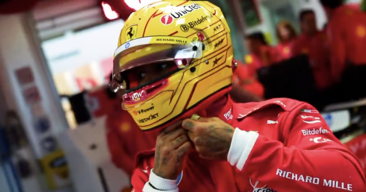 Ferrari share behind-the-scenes video of Hamilton debut