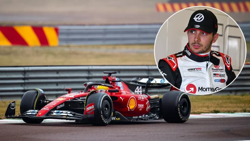 Esteban Ocon's Fortunate Front-Row Seat to Lewis Hamilton's Ferrari F1 Premiere