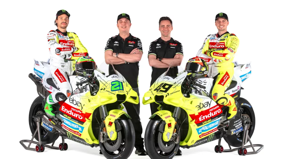 VR46 Racing Team presents 2025 MotoGP livery