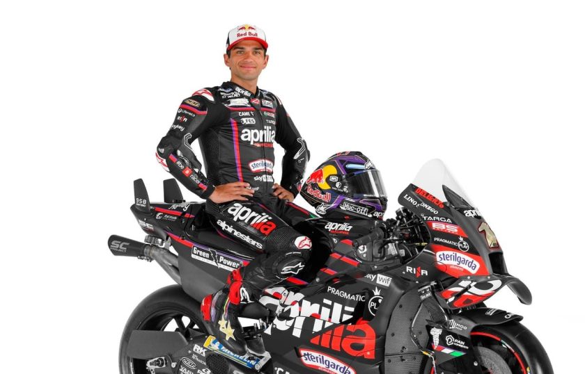 Martin's Aprilia MotoGP bike with #1 plate revealed at 2025 launch