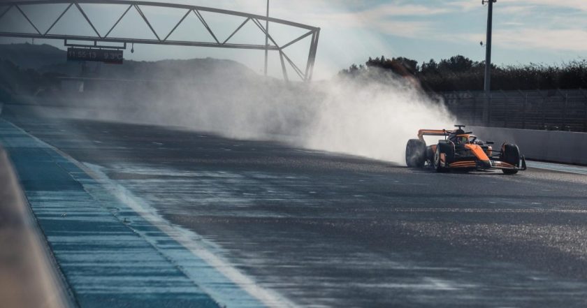 McLaren test hits trouble as freezing temperatures cause disruption