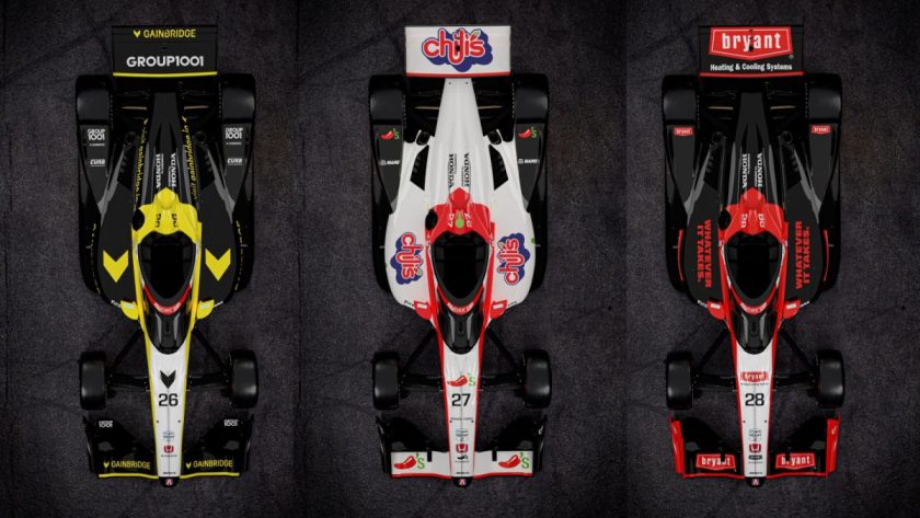 Speed and Style: Andretti Global Unveils Striking New Liveries for 2025 IndyCar Season