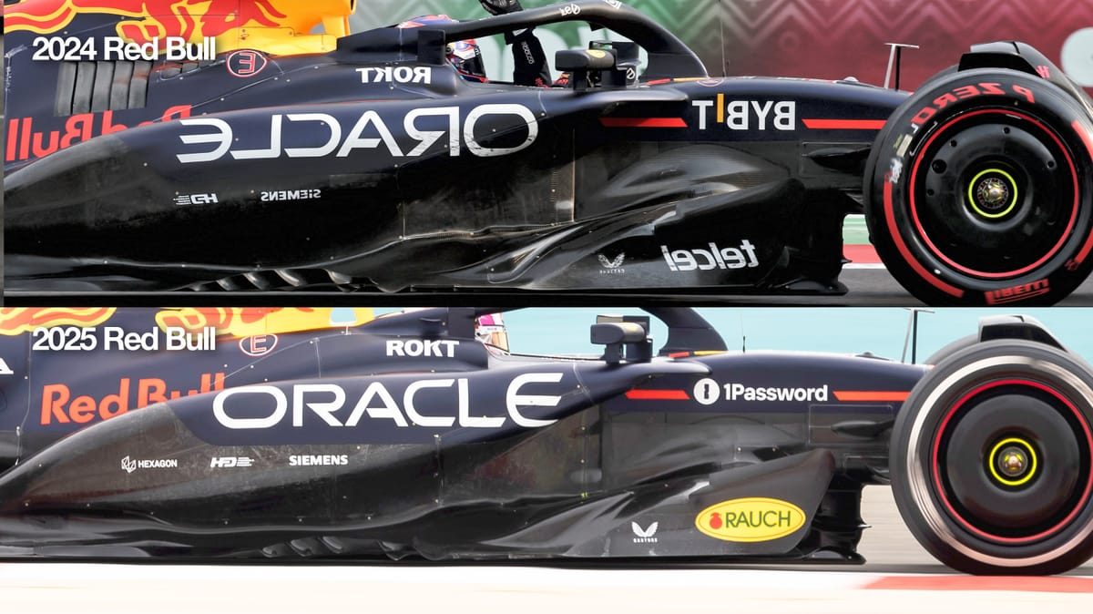 Gary Anderson: The 2025 Red Bull car changes we can see