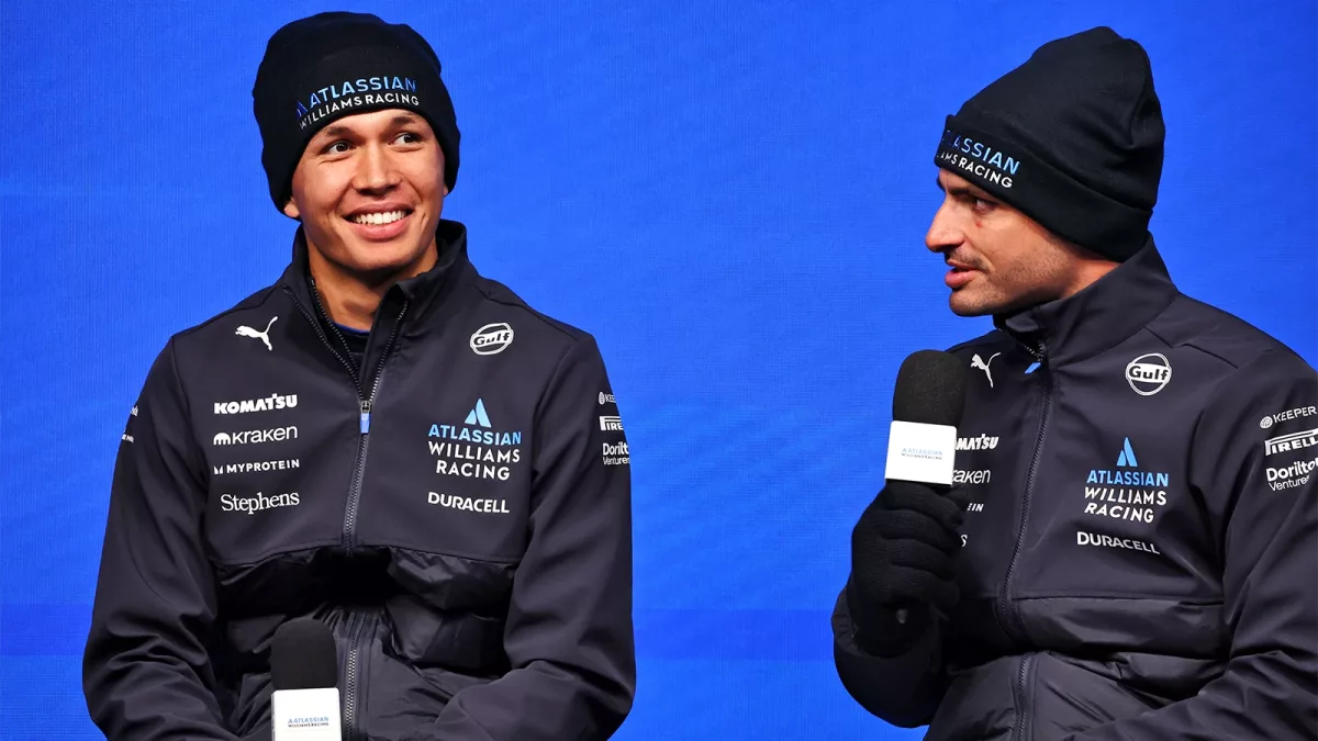 Alex Albon denies Carlos Sainz arrival has ramped up the pressure on him at Williams