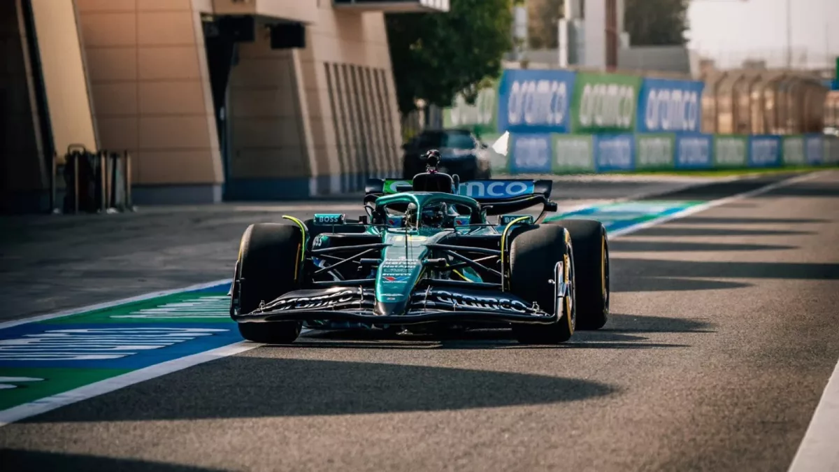 Aston Martin conducts debut shakedown with 2025 F1 car