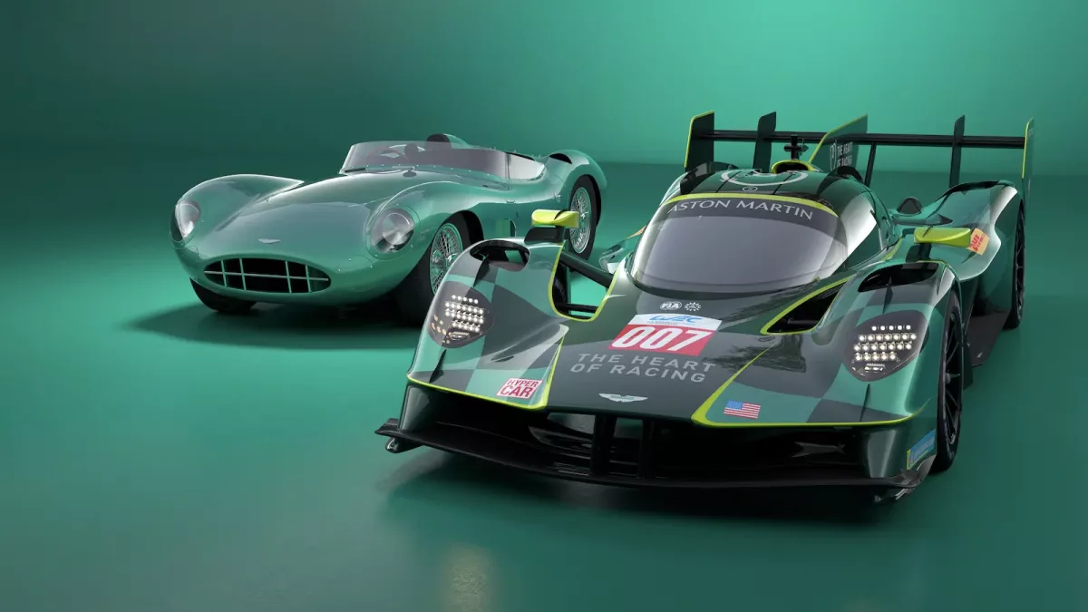 Unveiling the Stunning Aston Martin Valkyrie Hypercars in Striking Blue and Green Hues