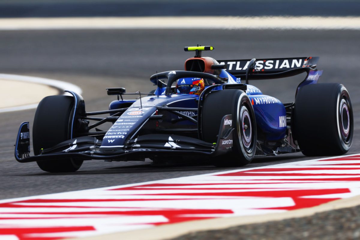 Sainz heads Hamilton as rain hits second day of F1 testing