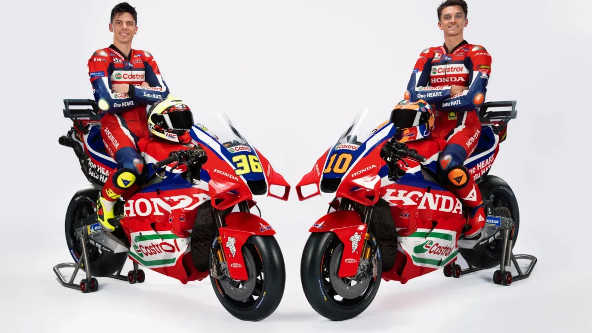 Honda exhibits 2025 MotoGP livery