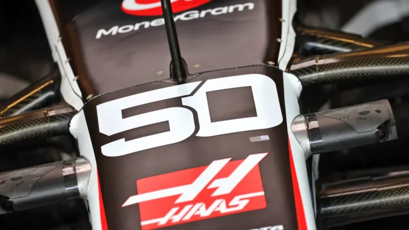 Haas 2025 F1 challenger spotted in shakedown at Silverstone