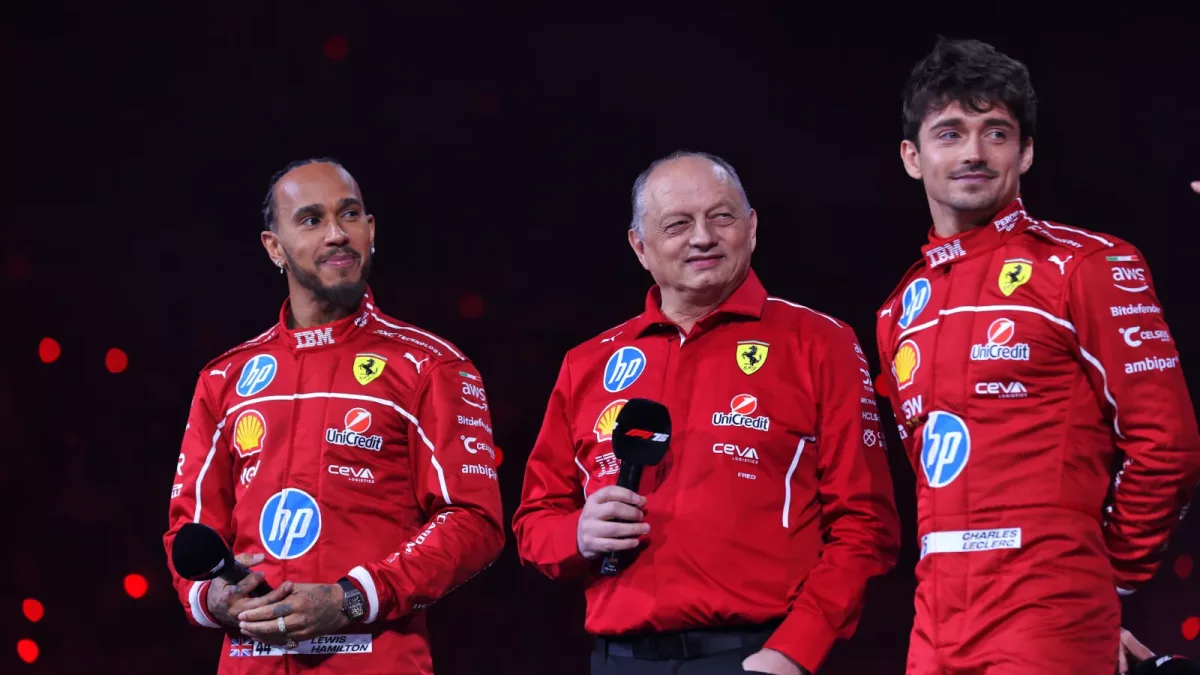 Ferrari not ‘scared’ about competition between Lewis Hamilton and Charles Leclerc