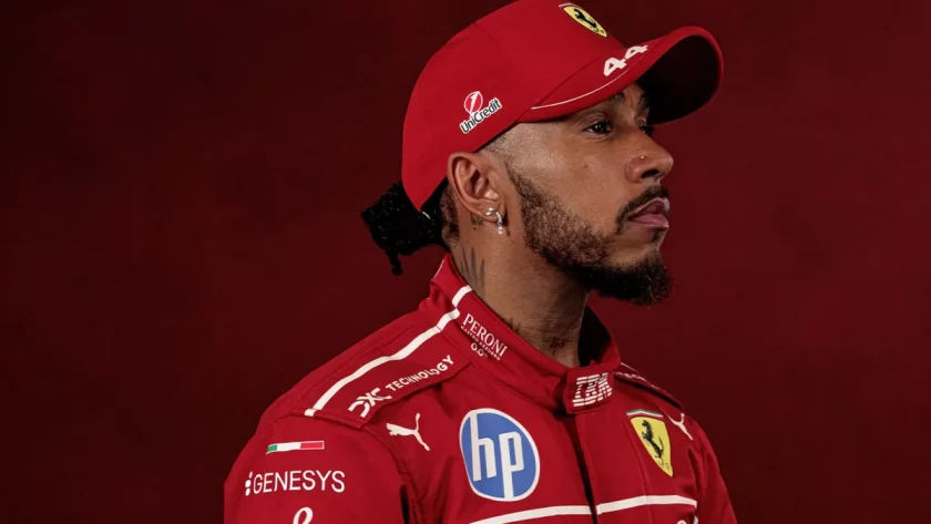 Lewis Hamilton’s emotional reaction to first week at Ferrari