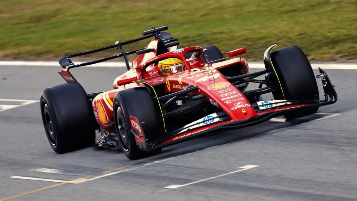 Beyond Boundaries: Lewis Hamilton's Thrilling Run in a Ferrari F1 Car