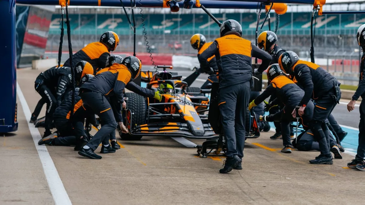 Lando Norris and Oscar Piastri react to first laps in McLaren 2025 F1 car