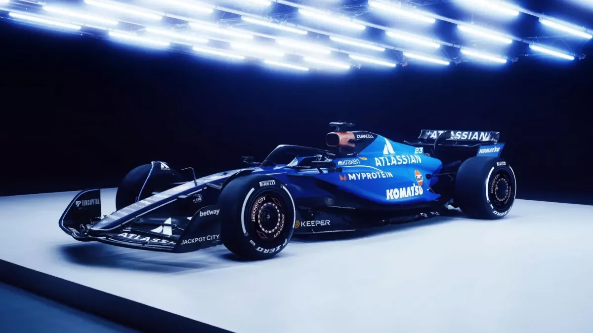 Williams celebrates title partner Atlassian with 2025 F1 livery reveal