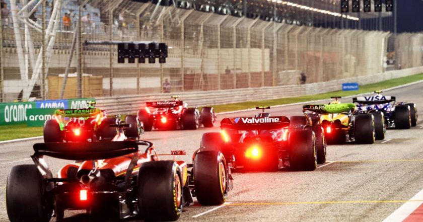 2025 F1 pre-season testing driver line-ups