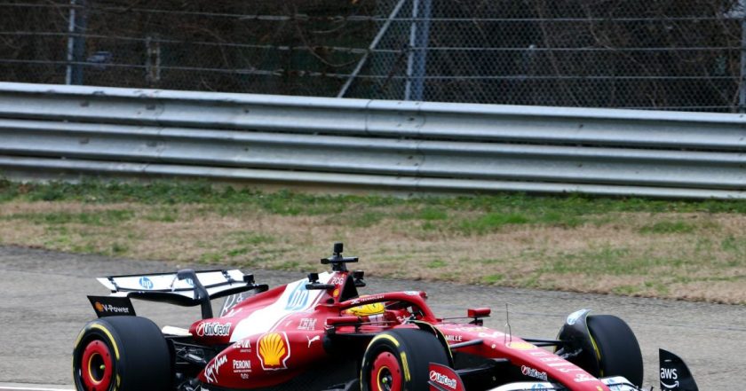 Revving Up History: Hamilton's Spectacular Debut in the Ferrari F1 Challenger