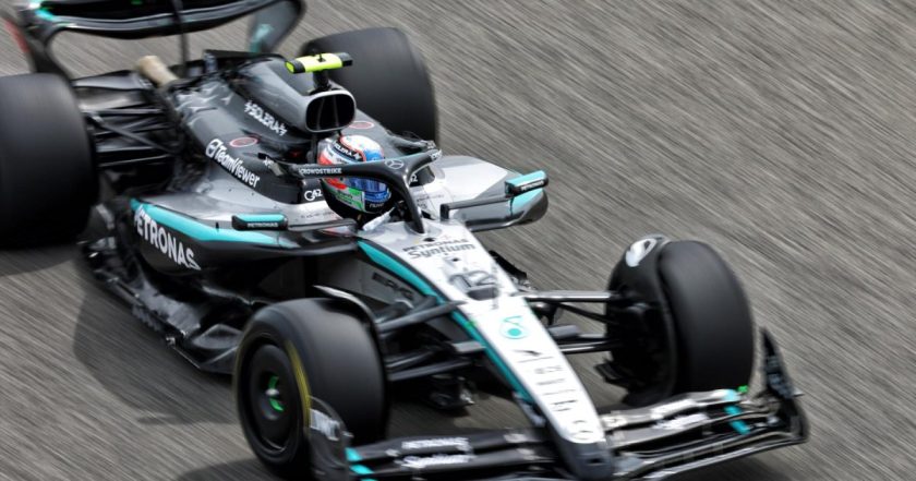 Antonelli Sets the Pace for Mercedes as Hamilton Trails in Testing Debut