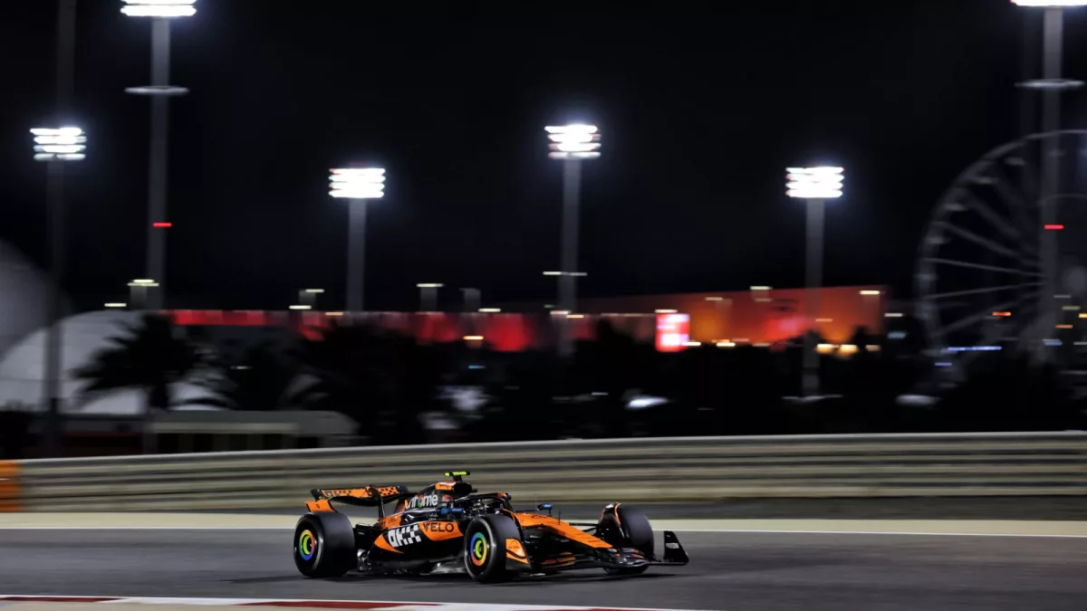 Lando Norris fastest after power outage disrupts first day of F1 pre-season testing