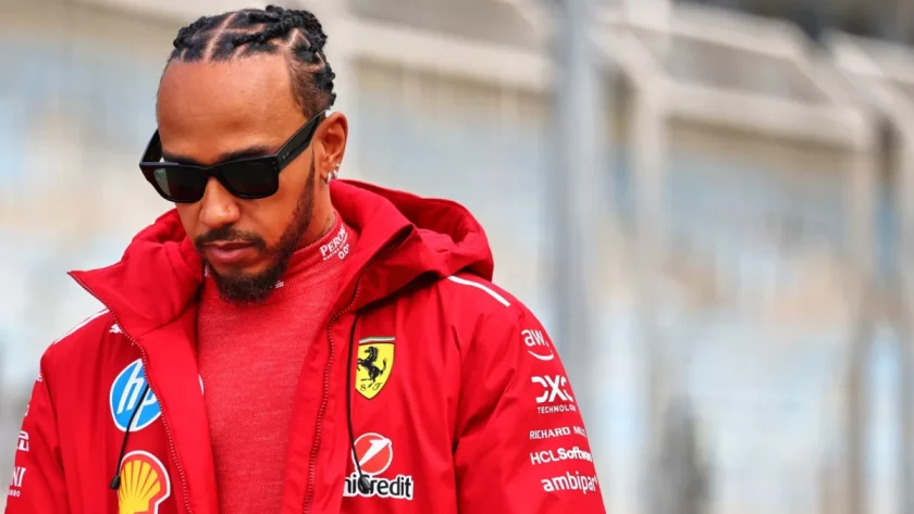 Hamilton's Thrilling Reunion with Ferrari: A Formula 1 Spectacle Celebrated with Angela Cullen