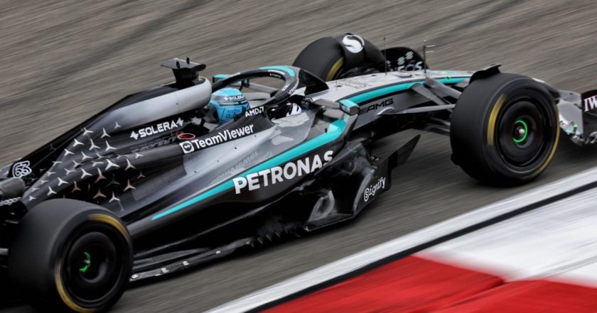 Russell hails 'seamless' F1 test as Mercedes rival pinpointed