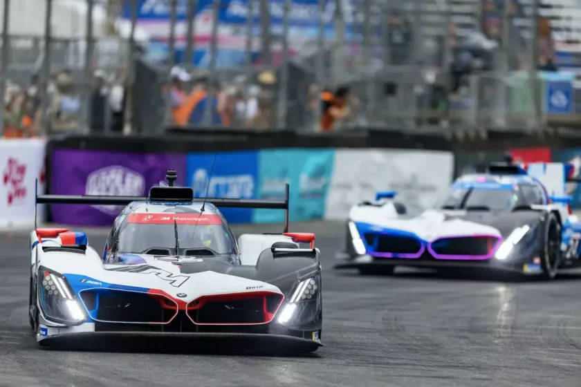 BMW RLL 1-2 in IMSA opening practice at Long Beach