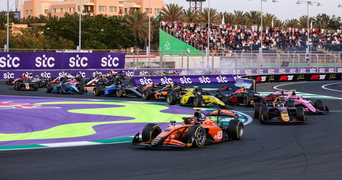 2025 Saudi Arabian Grand Prix - Jeddah F2 Feature Race results