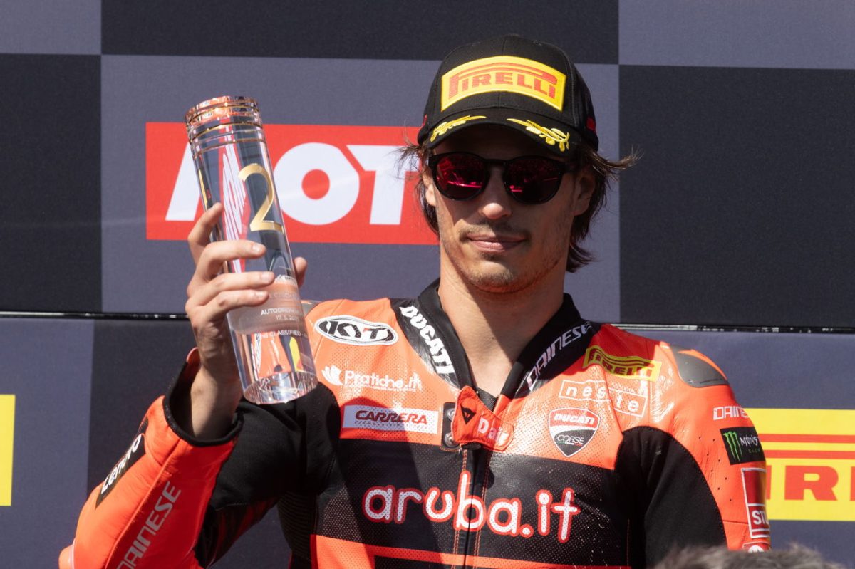 Nicolo Bulega Shines with Second Place Finish in Czech WorldSBK Race 1