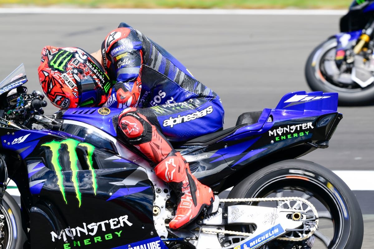 Tearful Fabio Quartararo reveals what his best friend said after British MotoGP DNF