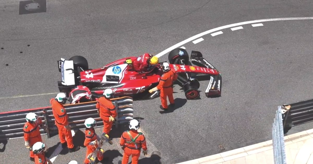 Thrilling Grand Prix Drama: Hamilton Collides in Late Crash as Leclerc Emerges as Frontrunner