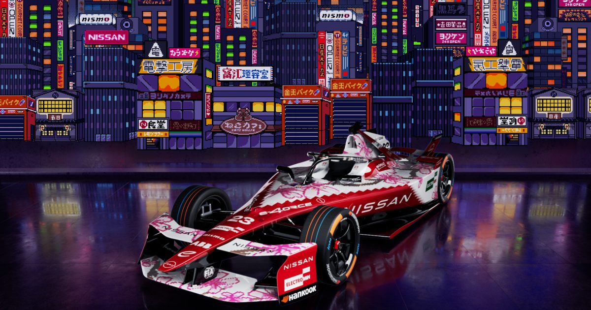 Speed and Style: Nissan's Jaw-Dropping Formula E Tokyo Special Livery Unveiled