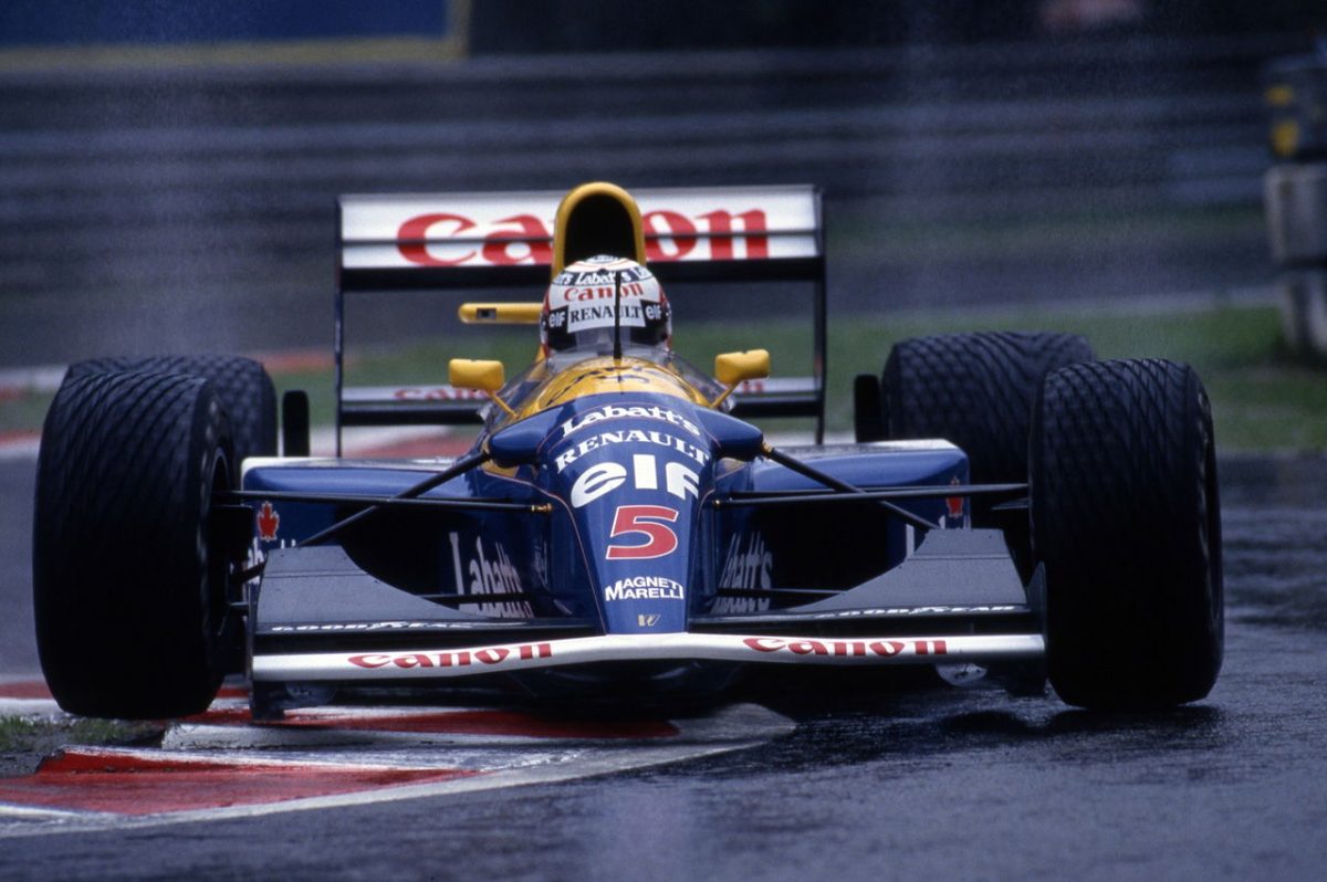 Behind the Wheel of History: Nigel Mansell's Championship-Winning F1 Car Driven by Williams Stars at Goodwood
