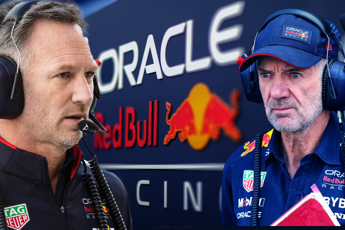 Christian Horner hijacks live F1 interview with Adrian Newey insult