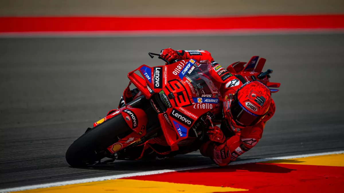 Marc Marquez Dominates Aragon MotoGP Practice Sessions with Flawless Performance
