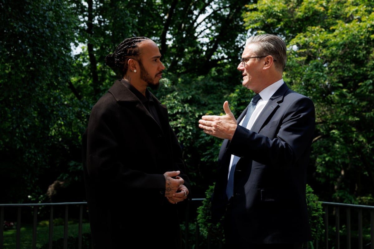 A Meeting of Titans: Lewis Hamilton and Keir Starmer Converge As Ferrari Faces Mounting Turmoil