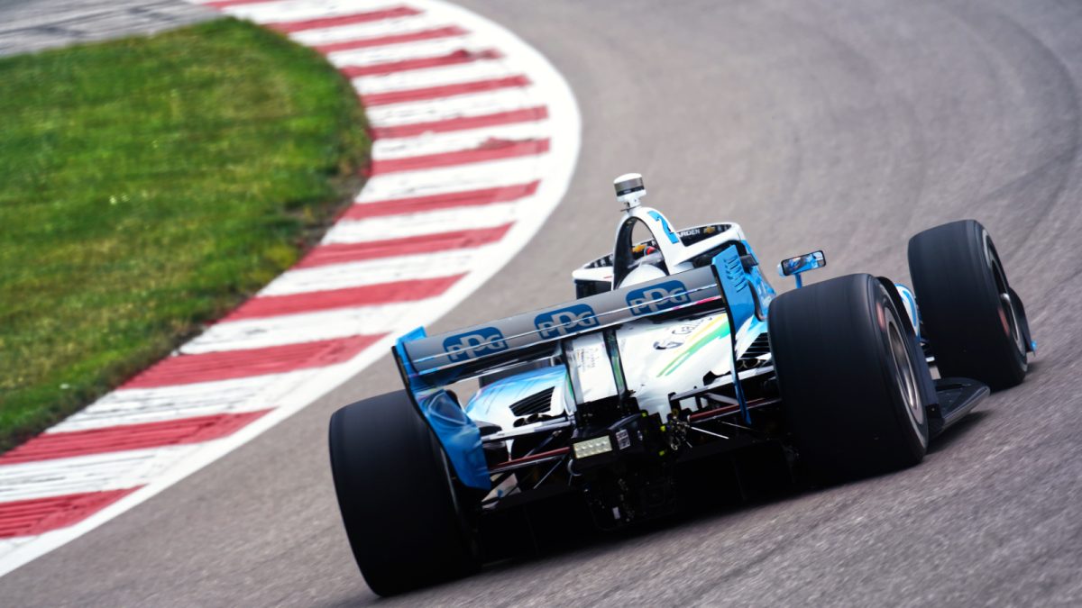Newgarden Reigns Supreme in Wet-Weather IndyCar Practice at Gateway