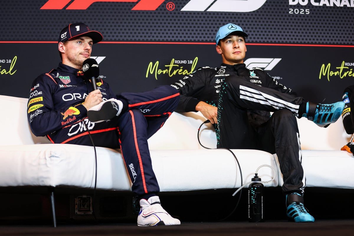 Russell pushes Mercedes for Verstappen decision as contract talks drag on