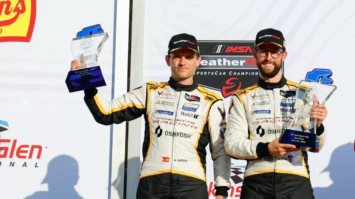 Antonio Garcia's Flawless Performance Propels Corvette to Watkins Glen Podium