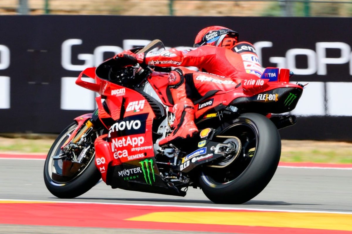 Marquez's Aragon rout continues, Quartararo in strife