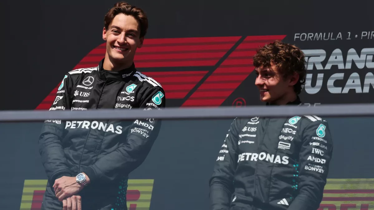 Kimi Antonelli credits George Russell’s influence after scoring first F1 podium