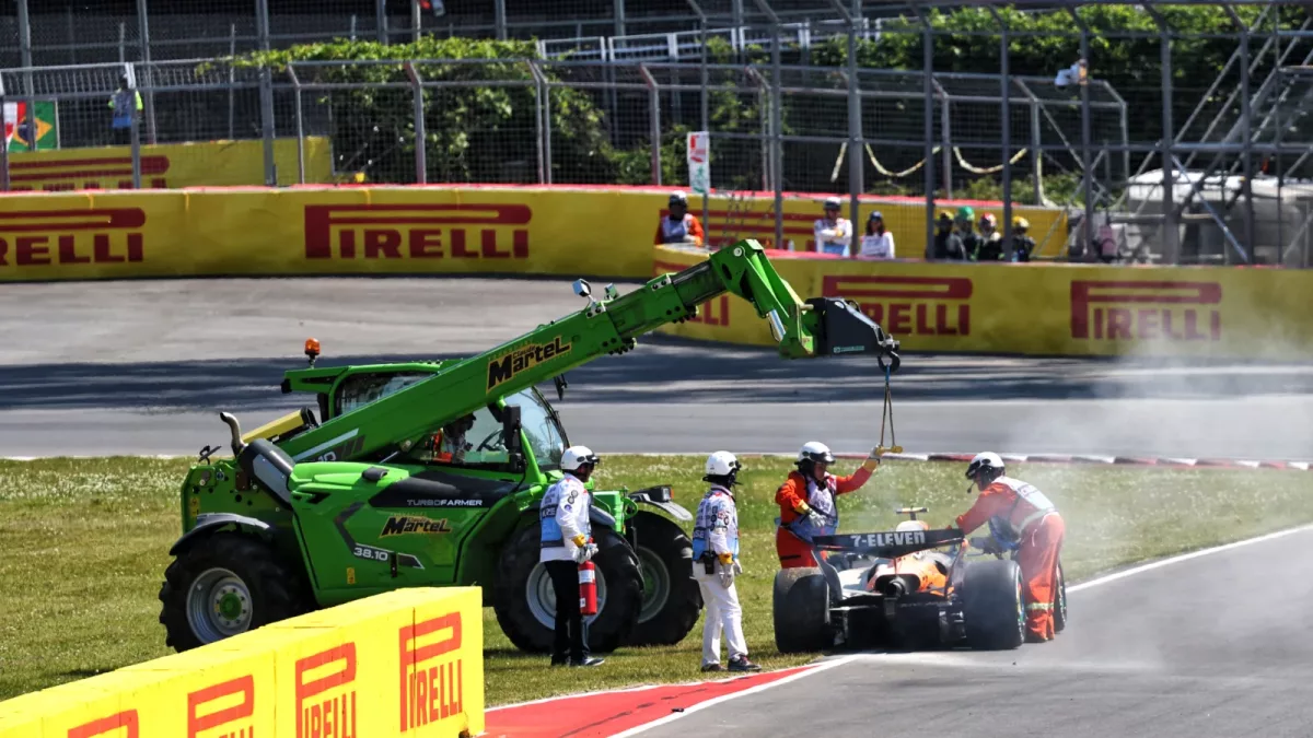 Unraveling the Mystery: McLaren's Firm Denial on Lando Norris' Crash at F1 Canadian GP