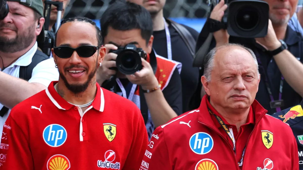 Hamilton Champions Vasseur, Denounces Ferrari Rumours as Fabrications