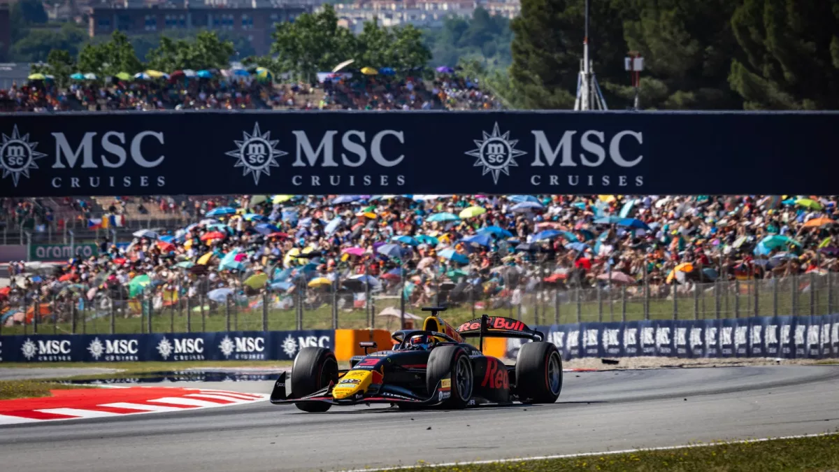 Pepe Marti claims Austria F2 Sprint win in dramatic and delayed race