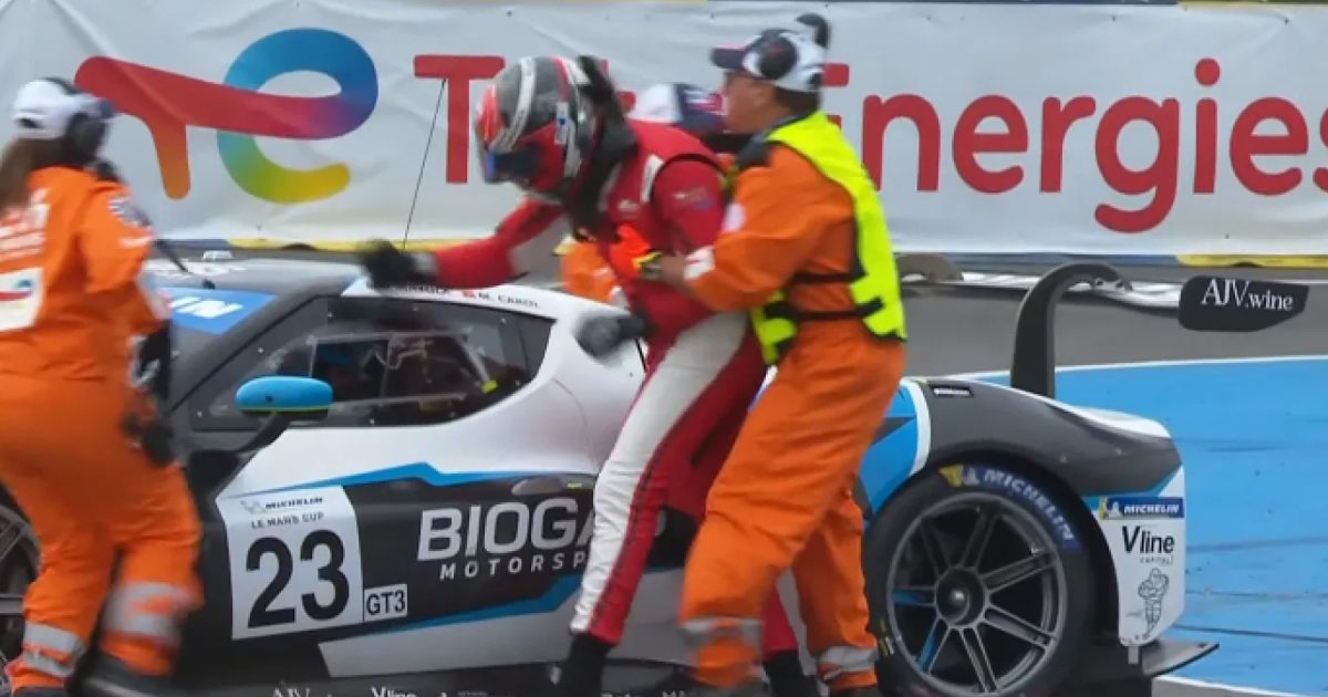 Unleashing Fury: Ferrari Driver's Dramatic Clash at Le Mans